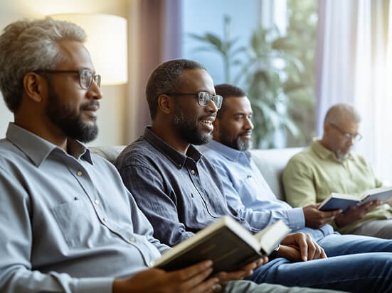 group-of-black-man-age-5060-in-hotel-relaxing